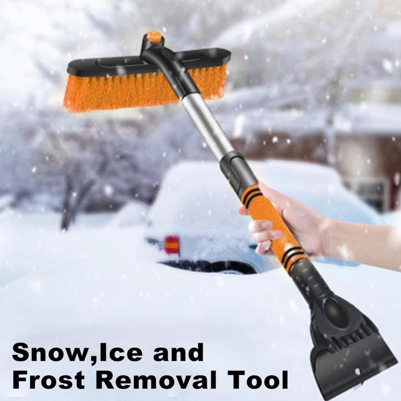 Car Cleaning Brush Ice Scraper Detachable Snow Shovel Brush Dust Remove Brush