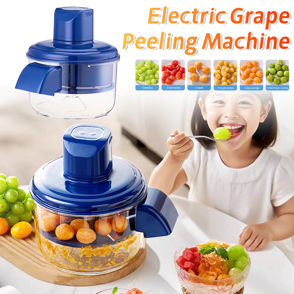 Automatic Electric Grape Peeler Electric Rechargeable Fruit Peeling Machine