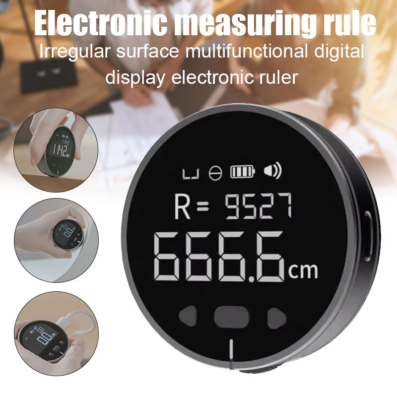 High-Precision Electronic Measuring Ruler – Digital LCD Tape Measure Tool