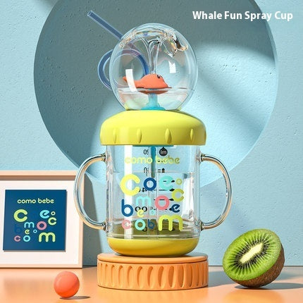 Whale Diving Cup Baby Drinking Water Fountain Water Cup