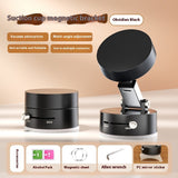 Foldable Magnetic Vacuum Car Phone Holder Foldable Suction Cup